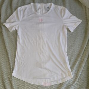 Adidas Kids White Short Sleeve Tee